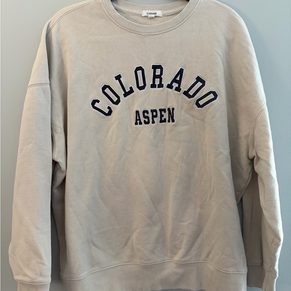 Garage Beige Colorado Aspen Sweatshirt